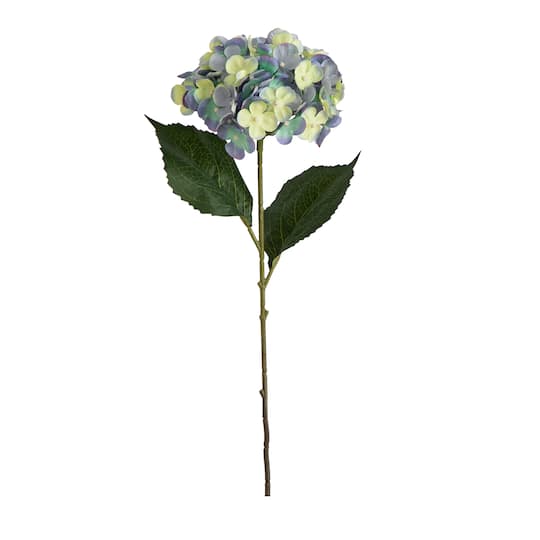 20" Blue Hydrangea Flower Stems, 3ct.